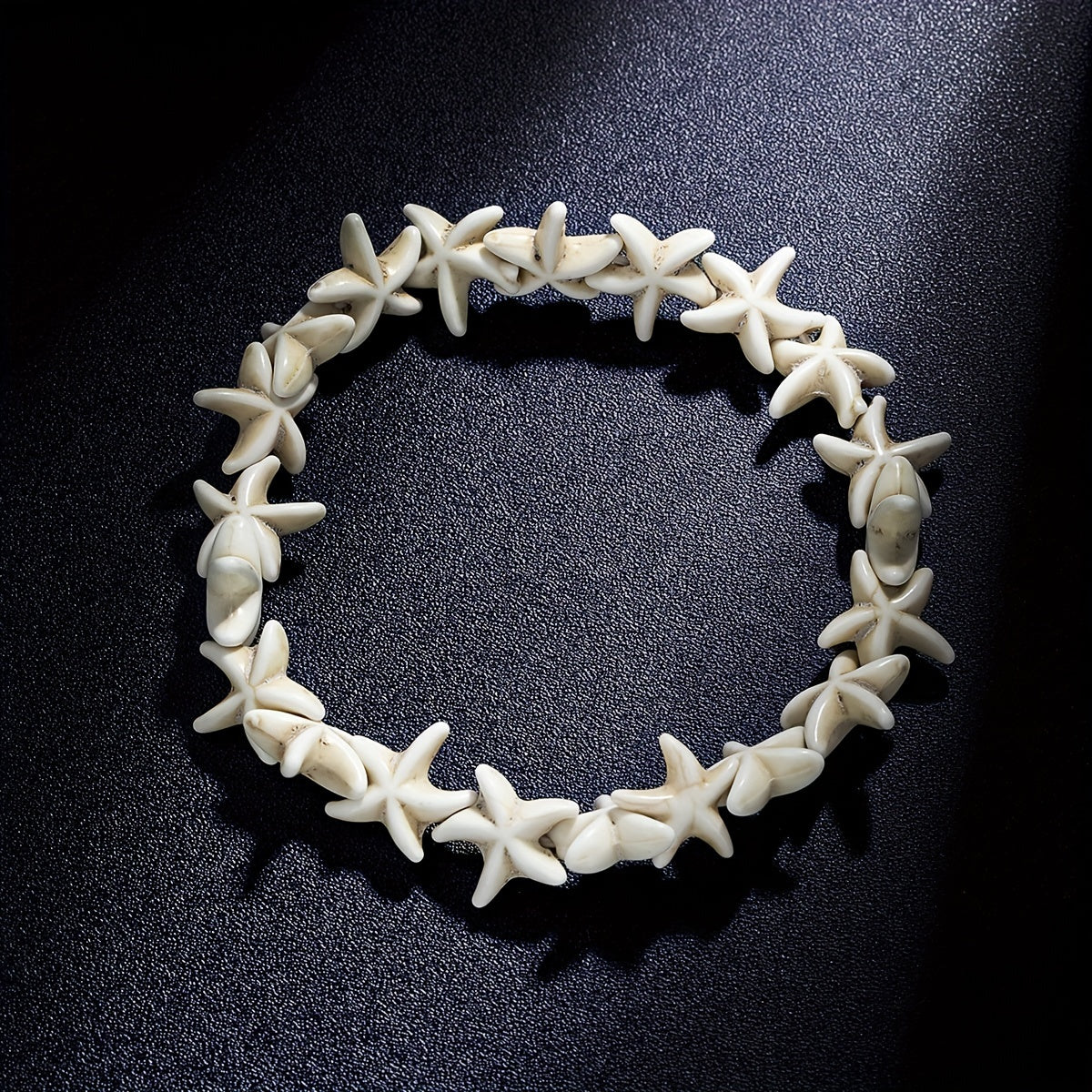 Bohemian White Starfish Shell Anklet