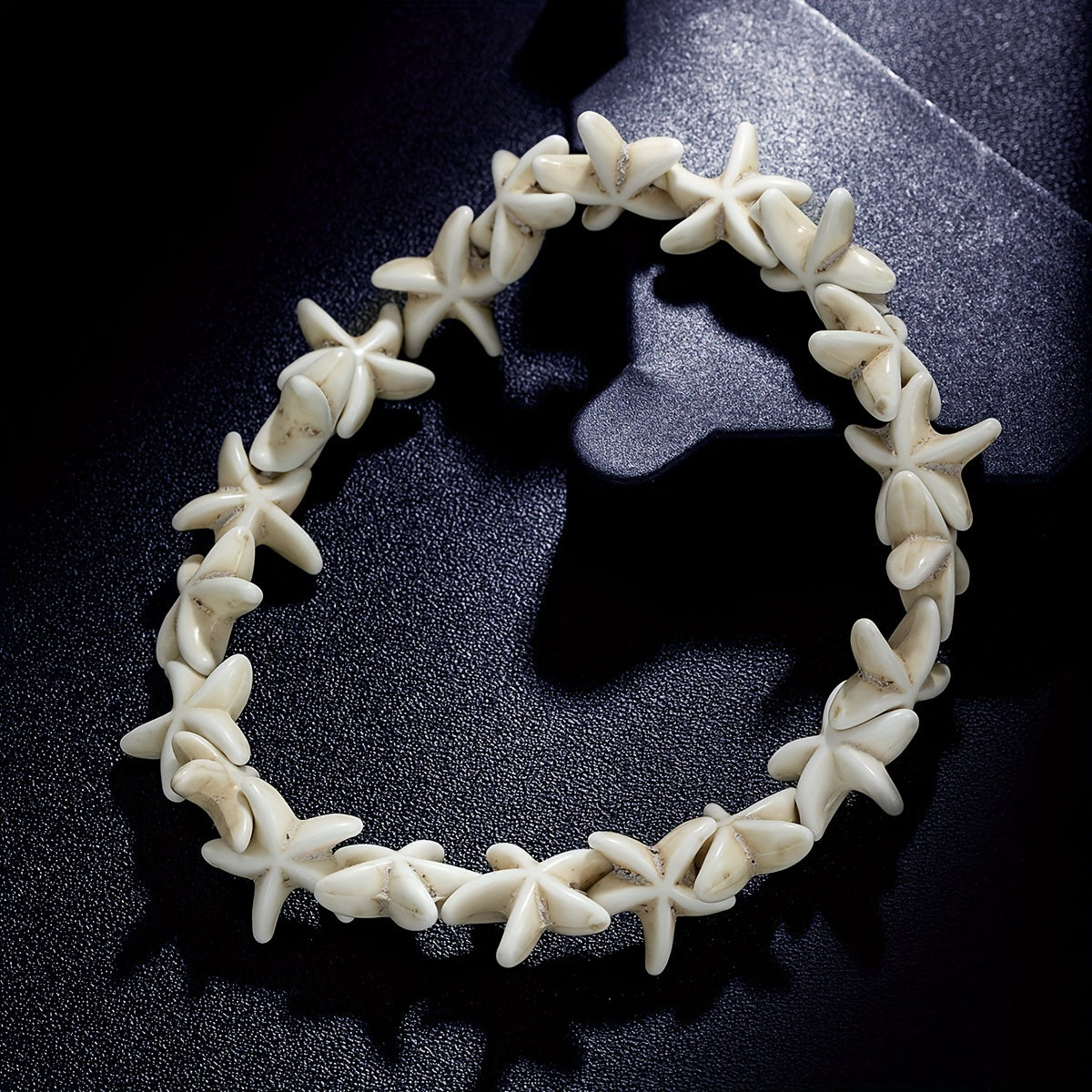 Bohemian White Starfish Shell Anklet