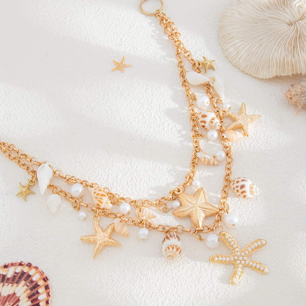 Boho Shell Double Body Chain