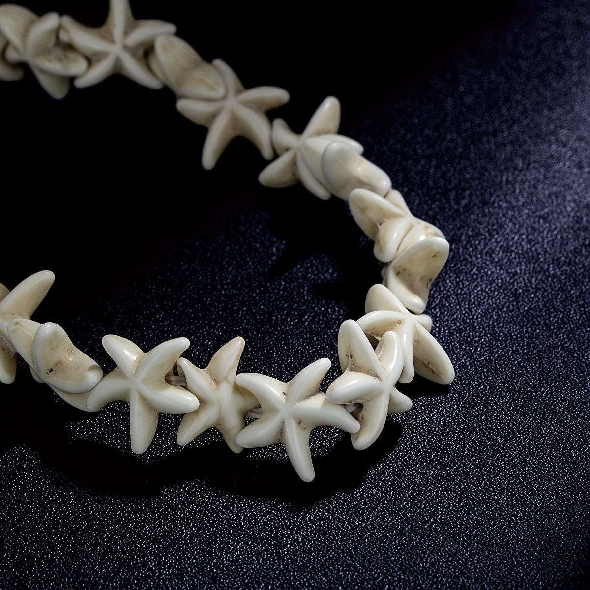 Bohemian White Starfish Shell Anklet